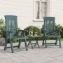 Gartenliegestühle 2 Stück PP grün von vidaXL, Gartenstühle - Ref: Foro24-364711, Preis: 172,17 €, Rabatt: %