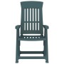 Garden reclining chairs, 2 units, green PP by vidaXL, Garden chairs - Ref: Foro24-364711, Price: 173,22 €, Discount: %