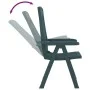Gartenliegestühle 2 Stück PP grün von vidaXL, Gartenstühle - Ref: Foro24-364711, Preis: 172,17 €, Rabatt: %