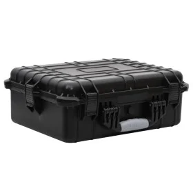 Portable black PP flight case 52x40x19 cm by vidaXL, Camera bags and cases - Ref: Foro24-51799, Price: 88,55 €, Discount: %