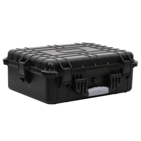 Tragbarer schwarzer PP-Flugkoffer 52x40x19 cm von vidaXL, Kamerataschen und -koffer - Ref: Foro24-51799, Preis: 83,42 €, Raba...