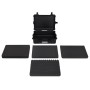 Tragbarer schwarzer PP-Flugkoffer 52x40x19 cm von vidaXL, Kamerataschen und -koffer - Ref: Foro24-51799, Preis: 83,42 €, Raba...