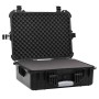 Portable black PP flight case 52x40x19 cm by vidaXL, Camera bags and cases - Ref: Foro24-51799, Price: 83,42 €, Discount: %