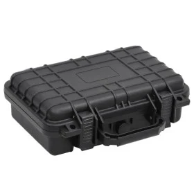 Portable black PP flight case 30x22x10 cm by vidaXL, Camera bags and cases - Ref: Foro24-51793, Price: 26,37 €, Discount: %