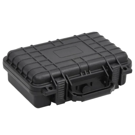 Portable black PP flight case 30x22x10 cm by vidaXL, Camera bags and cases - Ref: Foro24-51793, Price: 26,37 €, Discount: %