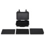 Portable black PP flight case 30x22x10 cm by vidaXL, Camera bags and cases - Ref: Foro24-51793, Price: 29,21 €, Discount: %