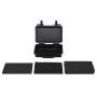 Portable black PP flight case 30x22x10 cm by vidaXL, Camera bags and cases - Ref: Foro24-51793, Price: 26,37 €, Discount: %