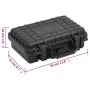 Portable black PP flight case 30x22x10 cm by vidaXL, Camera bags and cases - Ref: Foro24-51793, Price: 26,37 €, Discount: %