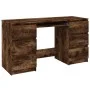 Schreibtisch aus geräuchertem Eichensperrholz, 140 x 50 x 77 cm von vidaXL, Schreibtische - Ref: Foro24-815438, Preis: 138,87...