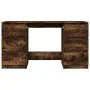 Schreibtisch aus geräuchertem Eichensperrholz, 140 x 50 x 77 cm von vidaXL, Schreibtische - Ref: Foro24-815438, Preis: 138,87...