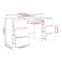 Schreibtisch aus geräuchertem Eichensperrholz, 140 x 50 x 77 cm von vidaXL, Schreibtische - Ref: Foro24-815438, Preis: 140,98...