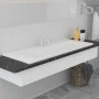 Einbauwaschbecken aus weißer Keramik, 101 x 39,5 x 18,5 cm von vidaXL, Sinkt - Ref: Foro24-145064, Preis: 250,82 €, Rabatt: %