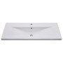Einbauwaschbecken aus weißer Keramik, 101 x 39,5 x 18,5 cm von vidaXL, Sinkt - Ref: Foro24-145064, Preis: 258,52 €, Rabatt: %