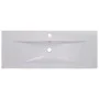Built-in white ceramic washbasin 101x39.5x18.5 cm by vidaXL, Sinks - Ref: Foro24-145064, Price: 241,60 €, Discount: %
