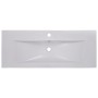 Einbauwaschbecken aus weißer Keramik, 101 x 39,5 x 18,5 cm von vidaXL, Sinkt - Ref: Foro24-145064, Preis: 258,52 €, Rabatt: %