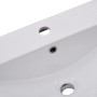 Einbauwaschbecken aus weißer Keramik, 101 x 39,5 x 18,5 cm von vidaXL, Sinkt - Ref: Foro24-145064, Preis: 258,52 €, Rabatt: %