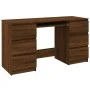 Schreibtisch aus braunem Eichensperrholz 140x50x77 cm von vidaXL, Schreibtische - Ref: Foro24-815440, Preis: 154,64 €, Rabatt: %