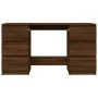 Schreibtisch aus braunem Eichensperrholz 140x50x77 cm von vidaXL, Schreibtische - Ref: Foro24-815440, Preis: 154,64 €, Rabatt: %