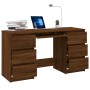 Schreibtisch aus braunem Eichensperrholz 140x50x77 cm von vidaXL, Schreibtische - Ref: Foro24-815440, Preis: 189,73 €, Rabatt: %