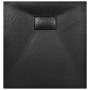 Plato de ducha SMC negro 90x80 cm