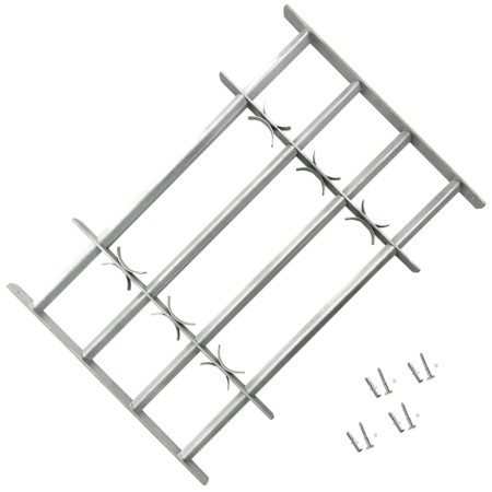 Reja de seguridad ajustable ventana con 4 barras 700-1050 mm de vidaXL, Ventanas - Ref: Foro24-141386, Precio: 60,05 €, Descu...