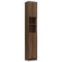 Badezimmerschrank Sperrholz Eiche braun 32x25,5x190 cm von vidaXL, Badezimmermöbel - Ref: Foro24-815539, Preis: 87,36 €, Raba...