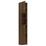 Badezimmerschrank Sperrholz Eiche braun 32x25,5x190 cm von vidaXL, Badezimmermöbel - Ref: Foro24-815539, Preis: 87,36 €, Raba...