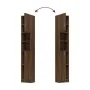 Plywood oak brown bathroom cabinet 32x25.5x190 cm by vidaXL, Bathroom furniture - Ref: Foro24-815539, Price: 86,02 €, Discoun...