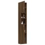 Badezimmerschrank Sperrholz Eiche braun 32x25,5x190 cm von vidaXL, Badezimmermöbel - Ref: Foro24-815539, Preis: 87,36 €, Raba...