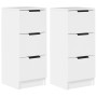 Sideboards 2 Stück weißes Sperrholz 30x30x70 cm von vidaXL, Sideboards - Ref: Foro24-811152, Preis: 98,58 €, Rabatt: %