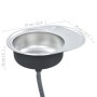 Fregadero cocina con colador y sifón acero inoxidable ovalado de vidaXL, Fregaderos - Ref: Foro24-145072, Precio: 80,79 €, De...