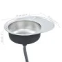 Kitchen sink with strainer and oval stainless steel siphon by vidaXL, Sinks - Ref: Foro24-145072, Price: 67,72 €, Discount: %