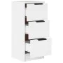Aparadores 2 uds madera contrachapada blanco 30x30x70 cm de vidaXL, Aparadores - Ref: Foro24-811152, Precio: 97,04 €, Descuen...