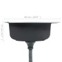 Kitchen sink with stainless steel strainer and siphon by vidaXL, Sinks - Ref: Foro24-145071, Price: 66,25 €, Discount: %