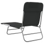 Klappbare Sonnenliegen 2 Stück Stahl und schwarzes Textilene von vidaXL, Liegen - Ref: Foro24-360181, Preis: 87,31 €, Rabatt: %