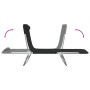 Tumbonas plegables 2 uds acero y textilene negro de vidaXL, Tumbonas - Ref: Foro24-360181, Precio: 87,23 €, Descuento: %