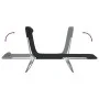 Tumbonas plegables 2 uds acero y textilene negro de vidaXL, Tumbonas - Ref: Foro24-360181, Precio: 83,37 €, Descuento: %