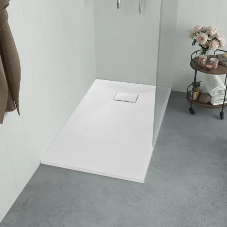 SMC weiße Duschwanne 100x80 cm von vidaXL, Duschwannen - Ref: Foro24-144772, Preis: 182,33 €, Rabatt: %