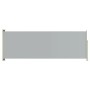 Retractable side awning for patio gray 220x600 cm by vidaXL, Umbrellas - Ref: Foro24-317980, Price: 134,38 €, Discount: %