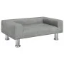 Cama para perros de terciopelo gris claro 70x45x26,5 cm de vidaXL, Camas para perros - Ref: Foro24-171919, Precio: 63,88 €, D...