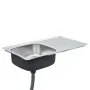 Kitchen sink with stainless steel strainer and siphon by vidaXL, Sinks - Ref: Foro24-145073, Price: 101,89 €, Discount: %