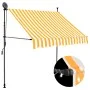 Toldo manual retráctil con LED blanco y naranja 150 cm by vidaXL, Awnings - Ref: Foro24-145856, Price: 76,16 €, Discount: %