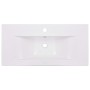 Einbauwaschbecken aus weißer Keramik, 81 x 39,5 x 18,5 cm von vidaXL, Sinkt - Ref: Foro24-145062, Preis: 167,65 €, Rabatt: %