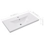 Einbauwaschbecken aus weißer Keramik, 81 x 39,5 x 18,5 cm von vidaXL, Sinkt - Ref: Foro24-145062, Preis: 167,65 €, Rabatt: %