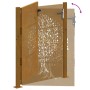 Puerta de jardín acero corten diseño árbol 105x155 cm