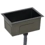 Handgefertigte Küchenspüle aus schwarzem Edelstahl von vidaXL, Sinkt - Ref: Foro24-145082, Preis: 112,54 €, Rabatt: %