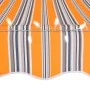 Manual retractable awning with yellow and blue LED 250 cm by vidaXL, Awnings - Ref: Foro24-145851, Price: 91,29 €, Discount: %