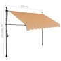 Manual retractable awning with yellow and blue LED 250 cm by vidaXL, Awnings - Ref: Foro24-145851, Price: 91,29 €, Discount: %