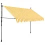 Manuell einfahrbare Markise mit weißer und orangefarbener LED 250 cm von vidaXL, Markisen - Ref: Foro24-145858, Preis: 86,26 ...