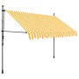 Manuell einfahrbare Markise mit weißer und orangefarbener LED 250 cm von vidaXL, Markisen - Ref: Foro24-145858, Preis: 86,65 ...